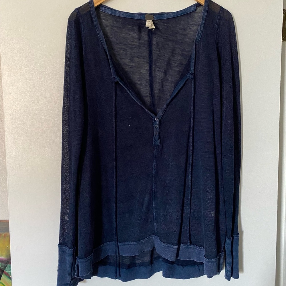 Free People Sheer Long Sleeve
